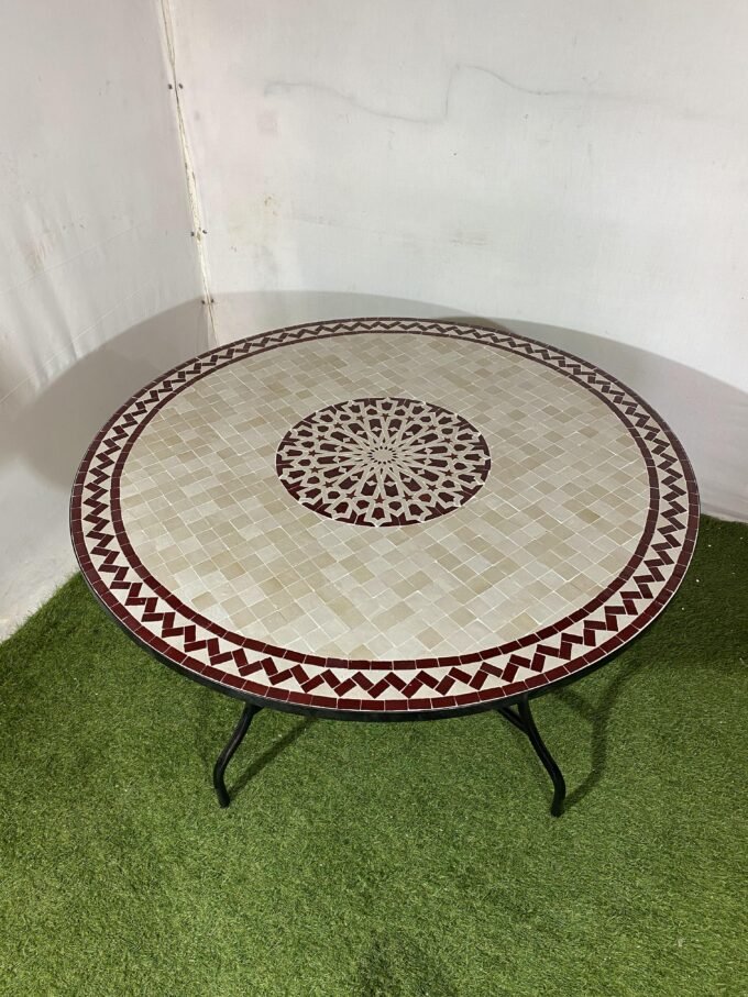 Moorish Traditional Handcrafted Mosaic Table