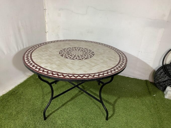 Moorish Traditional Handcrafted Mosaic Table