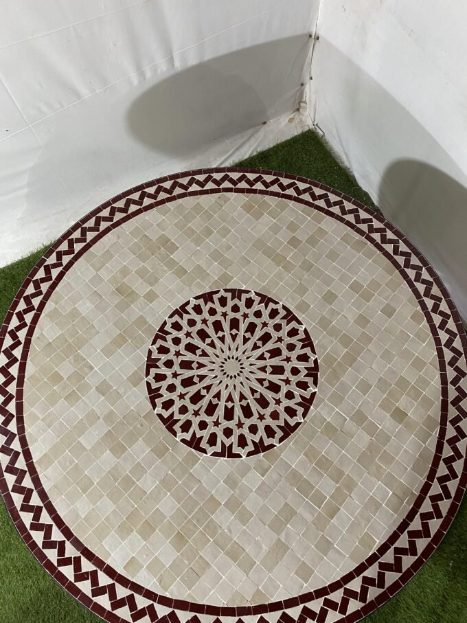 Moorish Traditional Handcrafted Mosaic Table