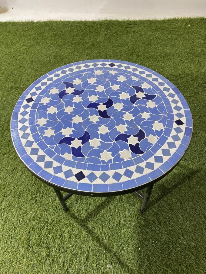 Moorish Traditional Handcrafted Mosaic Dining Table