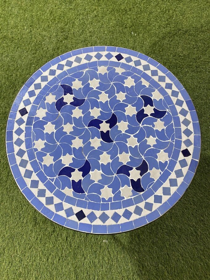Moorish Traditional Handcrafted Mosaic Dining Table