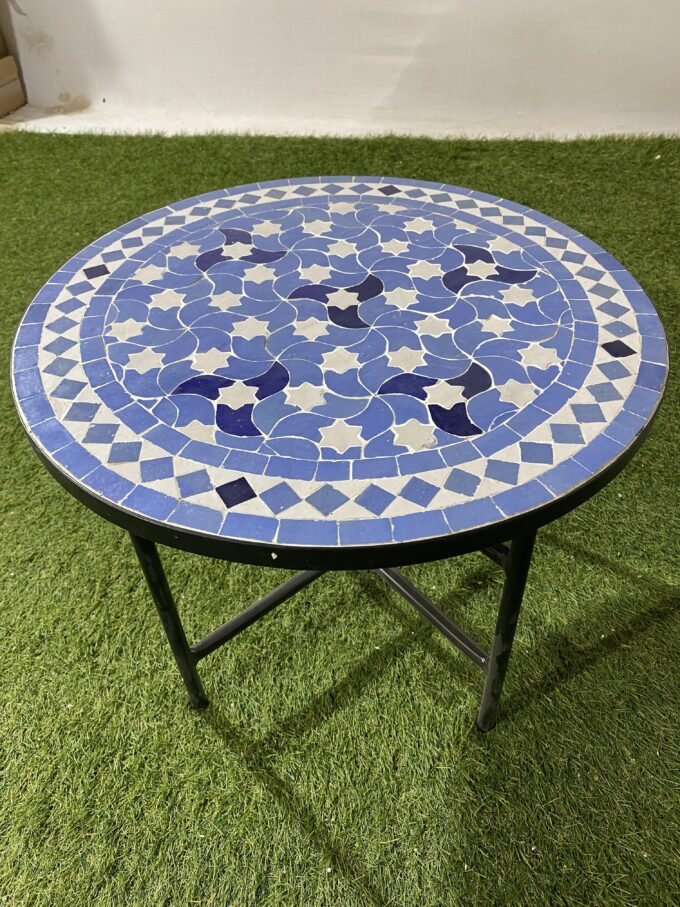 Moorish Traditional Handcrafted Mosaic Dining Table