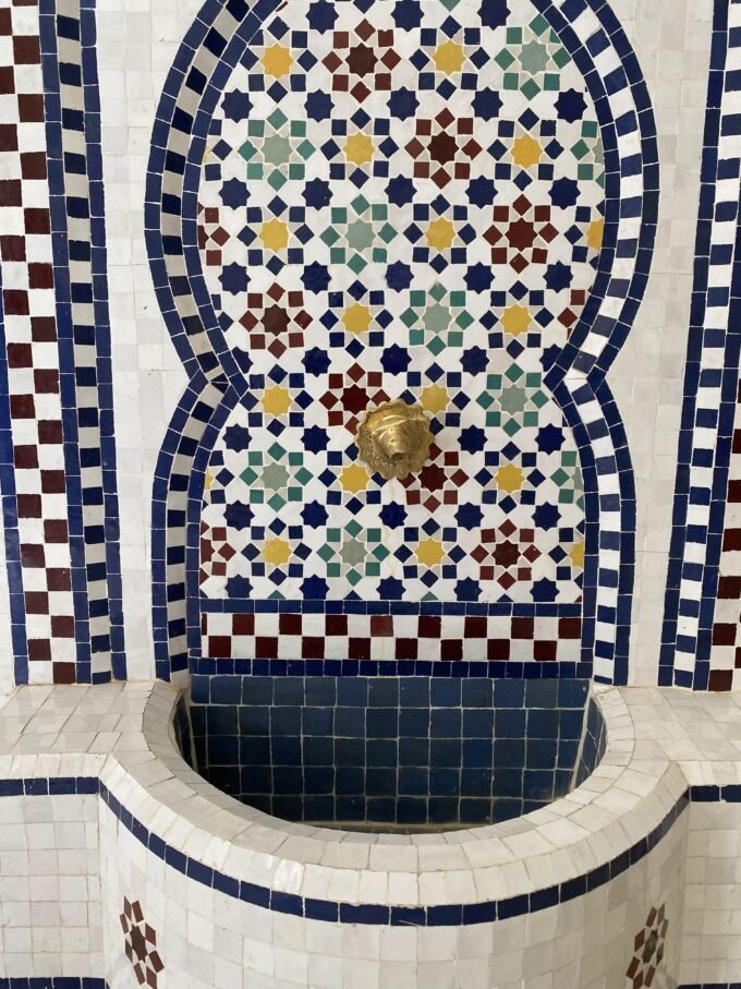 Moorish Handcrafted Moroccan Mosaic Fountain