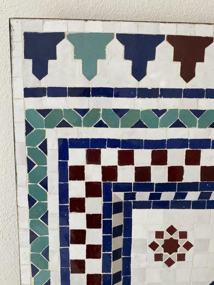 Moorish Handcrafted Moroccan Mosaic Fountain