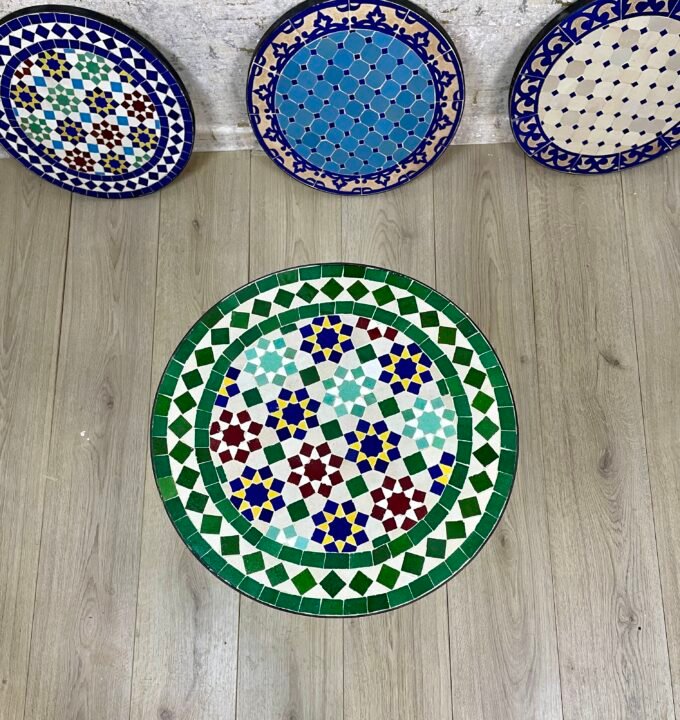 Personalized Handmade Moroccan Mosaic Table
