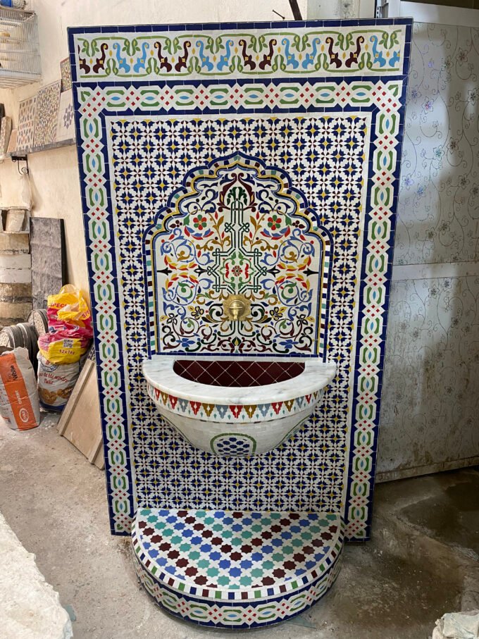 Spicial Model Moroccan  Mosaic Fountain