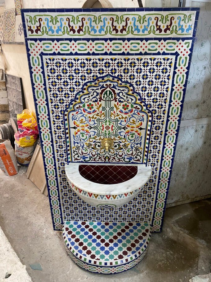 Spicial Model Moroccan  Mosaic Fountain