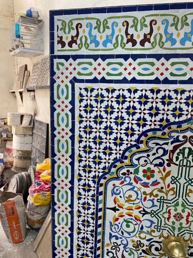 Spicial Model Moroccan  Mosaic Fountain