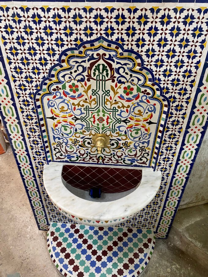 Spicial Model Moroccan  Mosaic Fountain