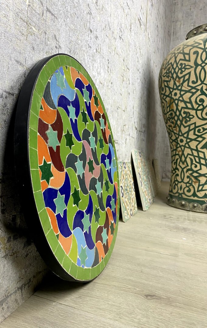 Moroccan Style Mosaic Tabletop Decor Statement