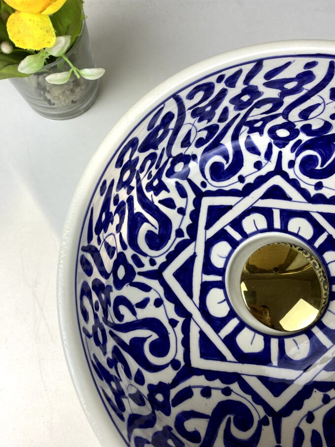Moorish Custom Moroccan Handmade Bowl Sink