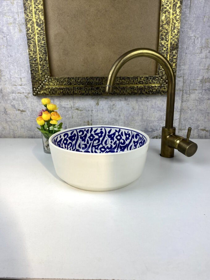 Moorish Custom Moroccan Handmade Bowl Sink