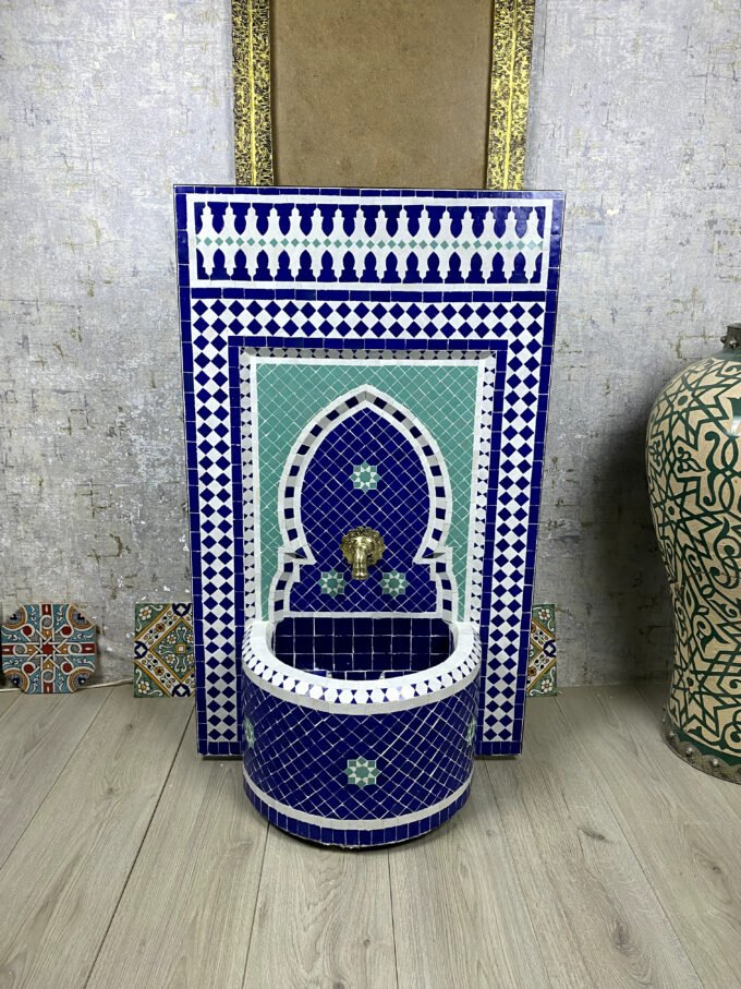 Beautiful Handcrafted Moroccan Mosaic Fountain