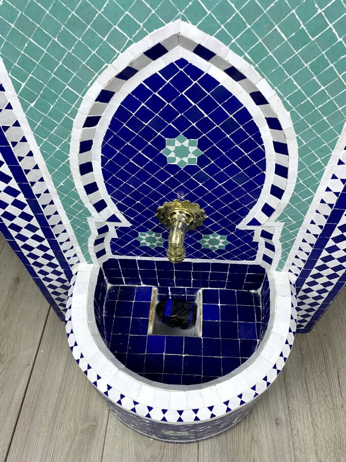 Beautiful Handcrafted Moroccan Mosaic Fountain