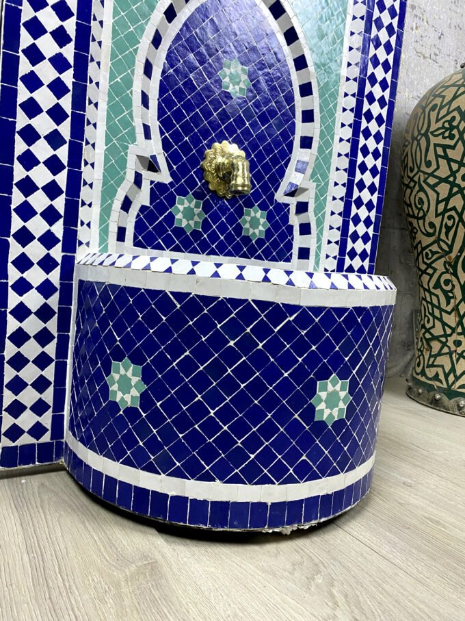 Beautiful Handcrafted Moroccan Mosaic Fountain
