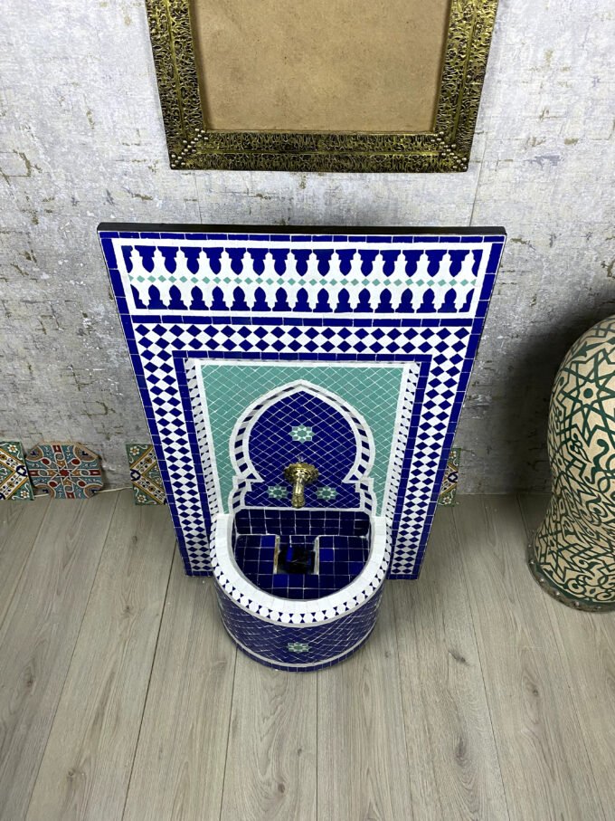 Beautiful Handcrafted Moroccan Mosaic Fountain