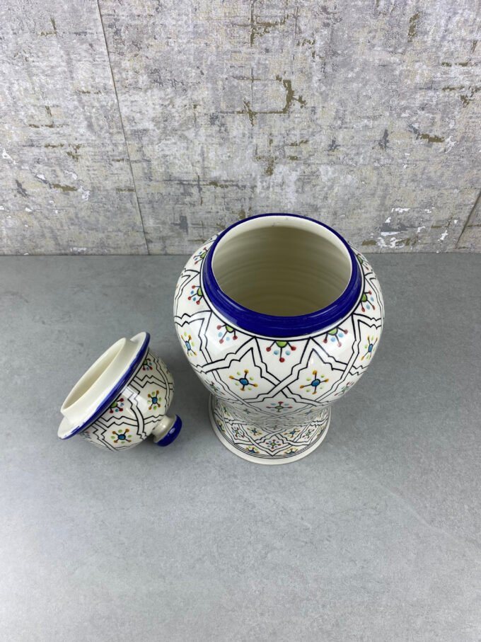Luxury Hand-painted Moroccan Jar