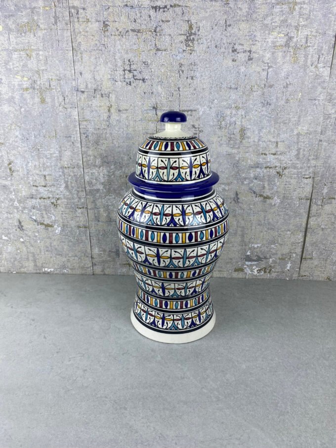 Beautiful Handcrafted Moroccan ceramic Jar