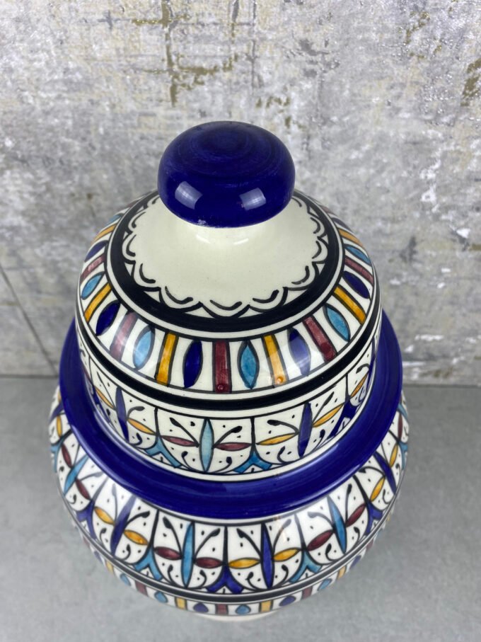 Beautiful Handcrafted Moroccan ceramic Jar