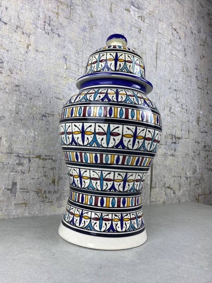 Beautiful Handcrafted Moroccan ceramic Jar