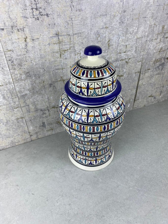 Beautiful Handcrafted Moroccan ceramic Jar