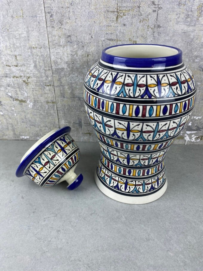 Beautiful Handcrafted Moroccan ceramic Jar