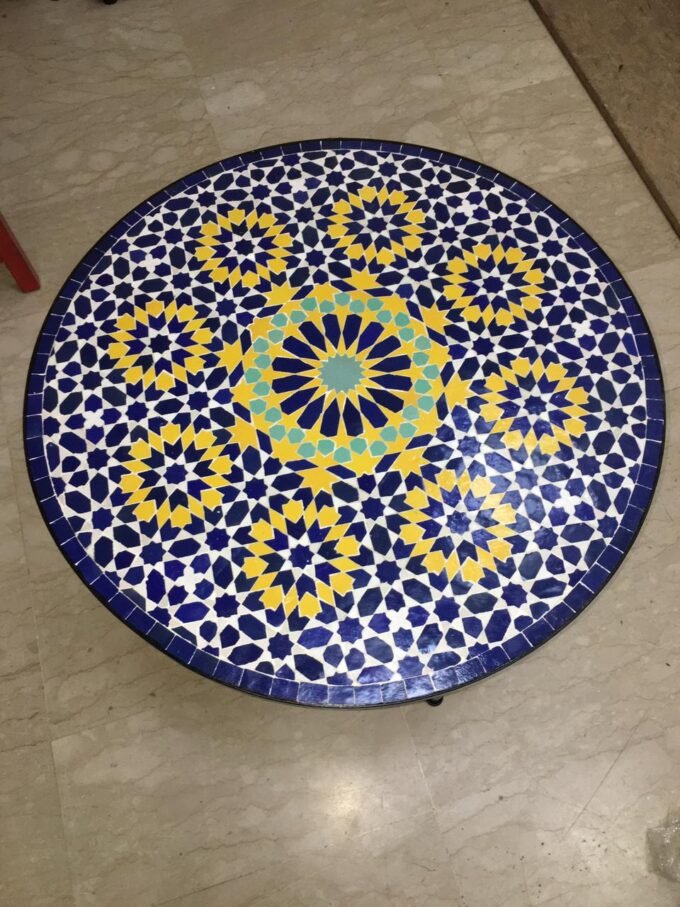 Luxury Handcrafted Moroccan Mosaic Table