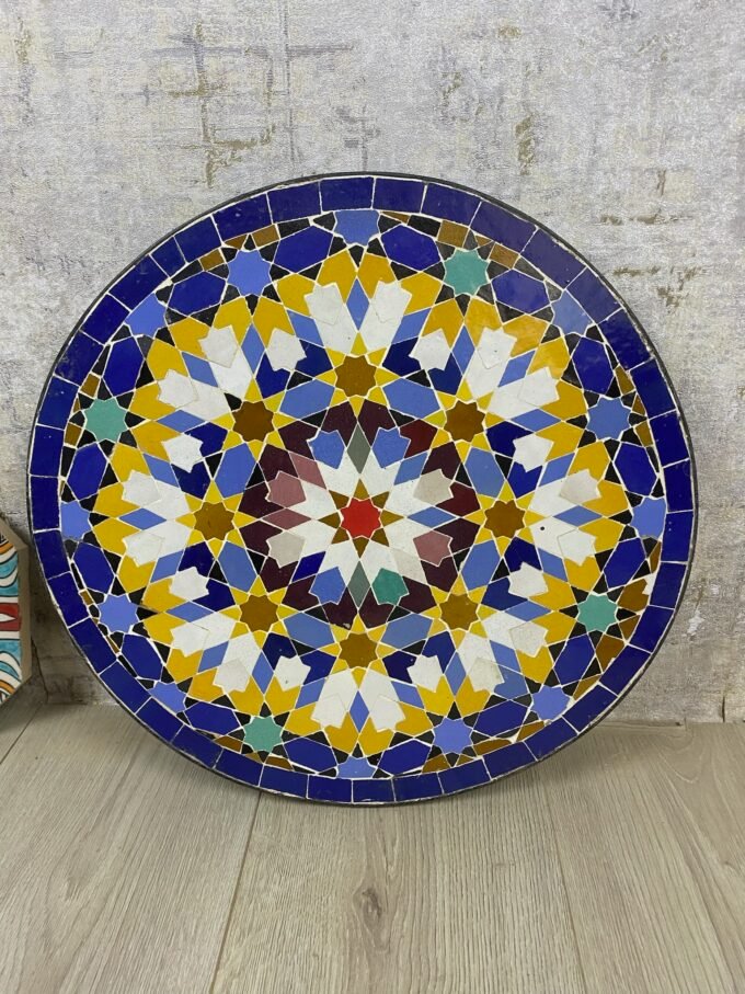 Moroccan Style Mosaic Table Decor Statement