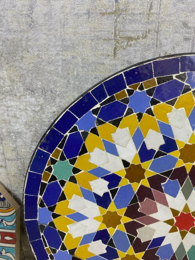 Moroccan Style Mosaic Table Decor Statement