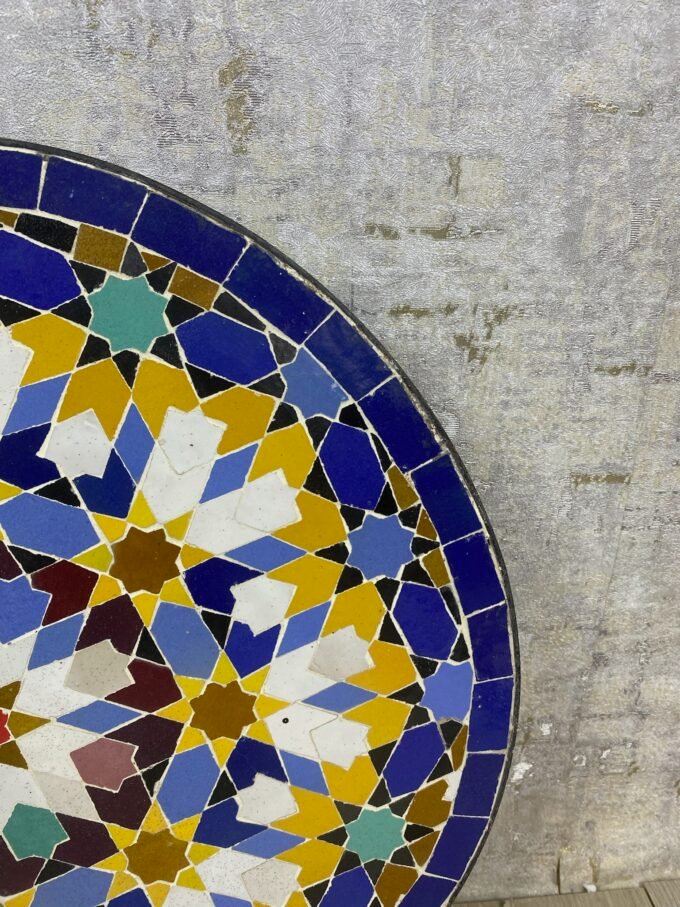 Moroccan Style Mosaic Table Decor Statement