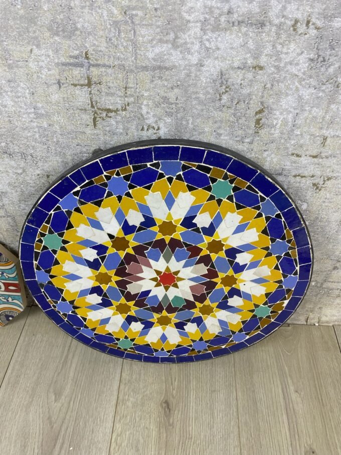 Moroccan Style Mosaic Table Decor Statement
