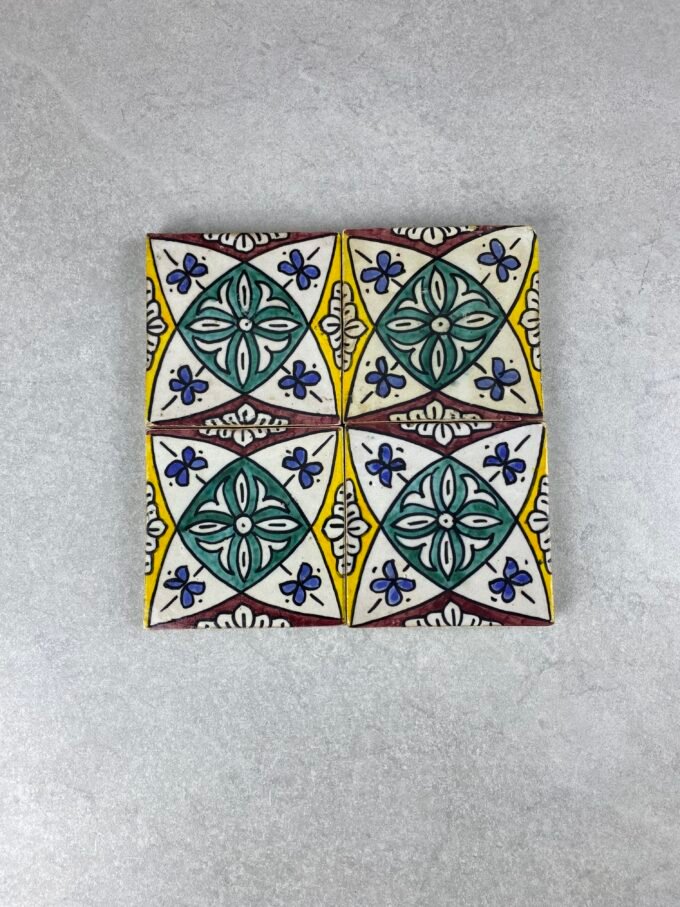 Beautiful Moroccan Bathroom Handcrafted Tiles