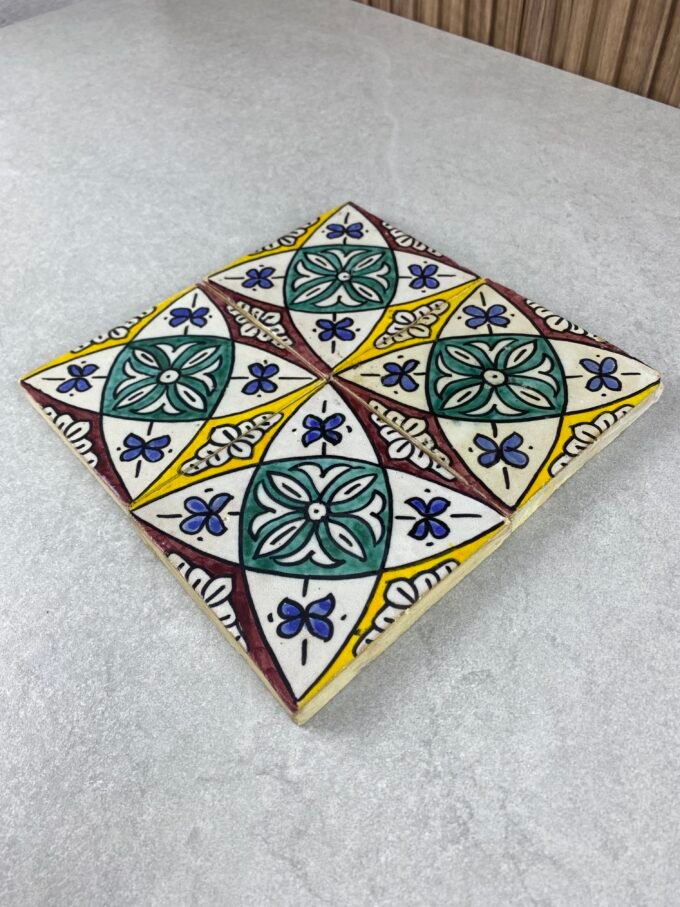 Beautiful Moroccan Bathroom Handcrafted Tiles