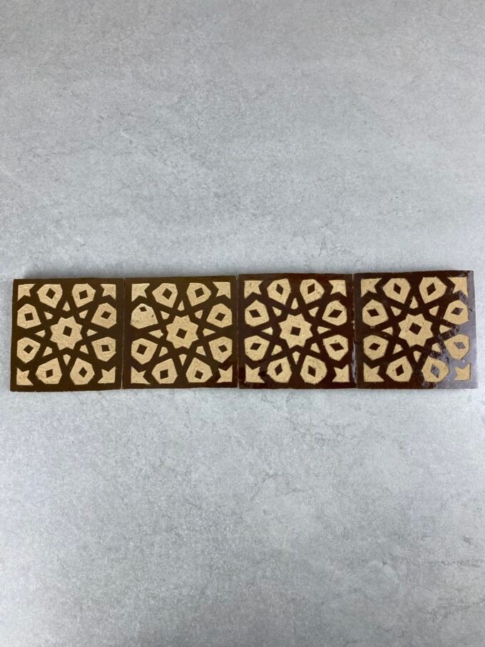 Hand-painted Moroccan Ceramic Tiles