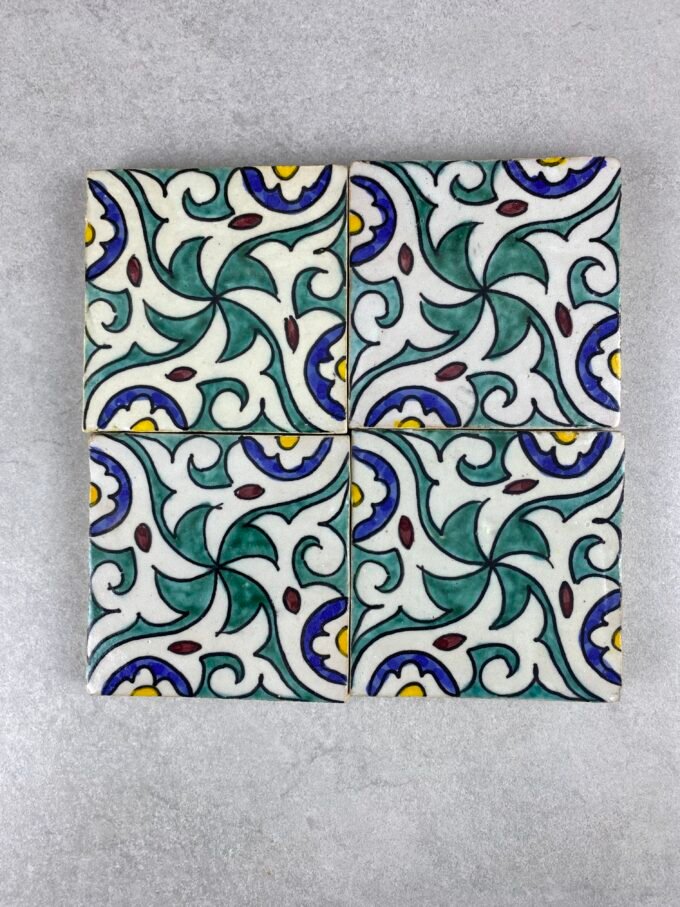 Handpainted Bathroom Decor Ceramic Tiles