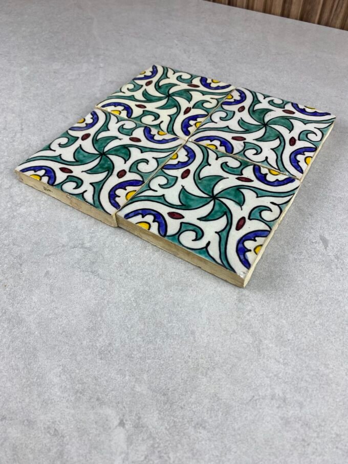 Handpainted Bathroom Decor Ceramic Tiles
