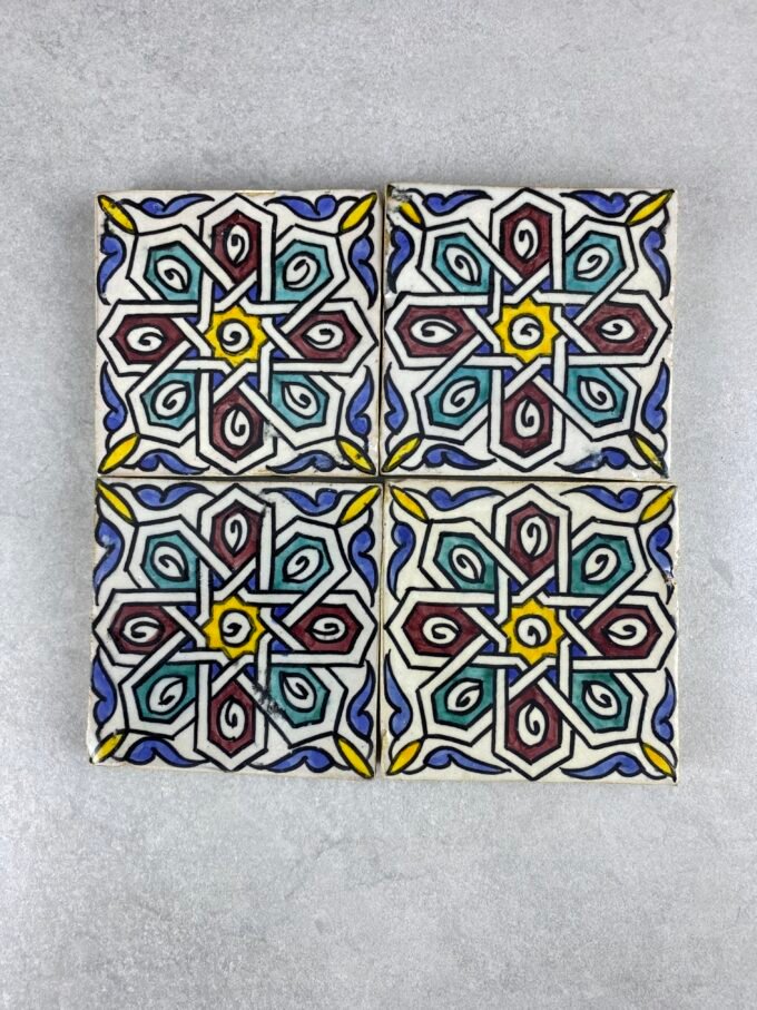 Hand Painted Customizable Moorish Ceramic Tiles