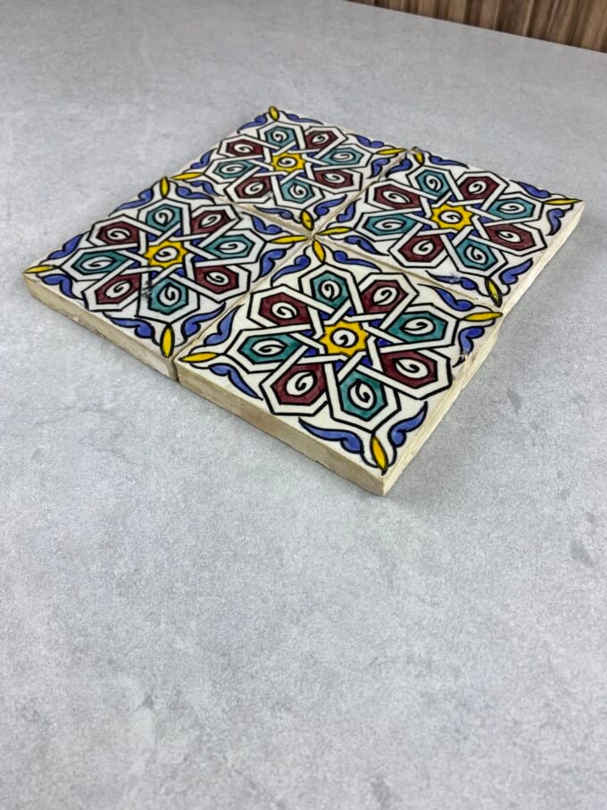 Hand Painted Customizable Moorish Ceramic Tiles