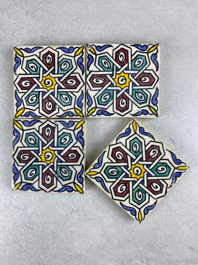 Hand Painted Customizable Moorish Ceramic Tiles