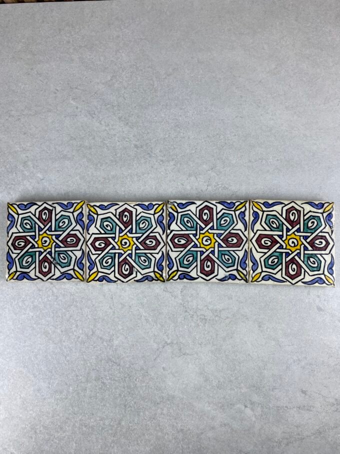 Hand Painted Customizable Moorish Ceramic Tiles