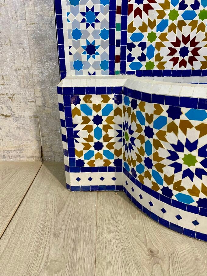 Moorish Special Artful Moroccan Mosaic Fountain