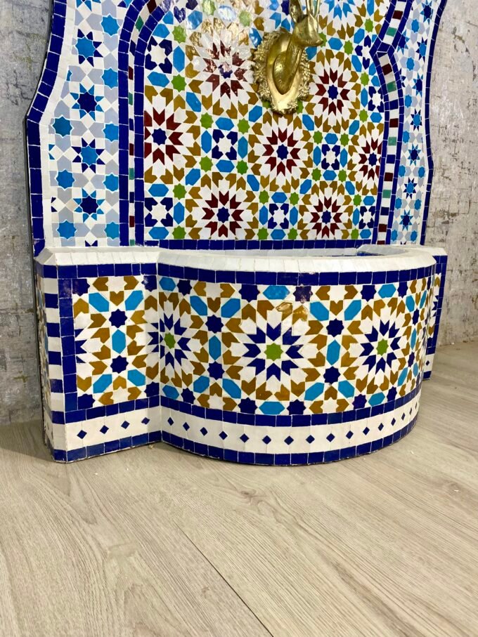 Moorish Special Artful Moroccan Mosaic Fountain