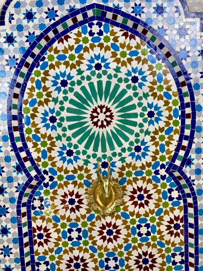Moorish Special Artful Moroccan Mosaic Fountain