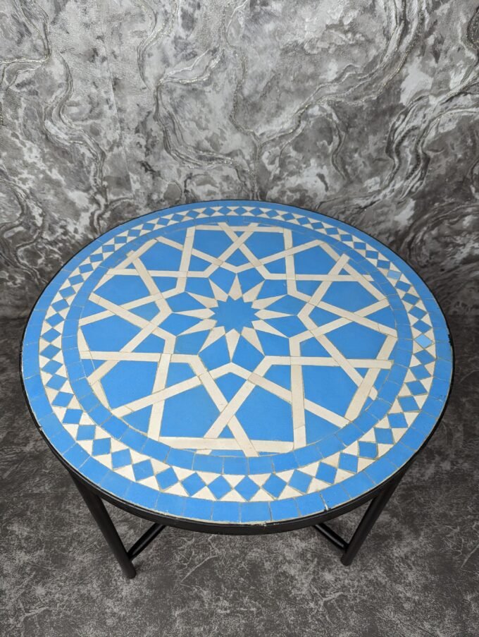 Moorish Blue Specific Mosaic Coffee Table