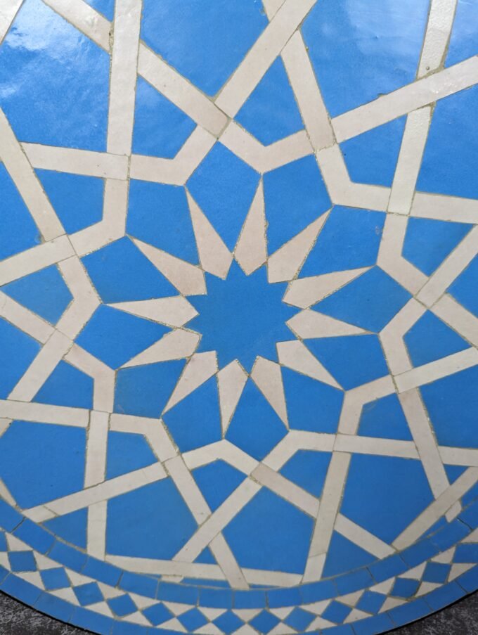 Moorish Blue Specific Mosaic Coffee Table