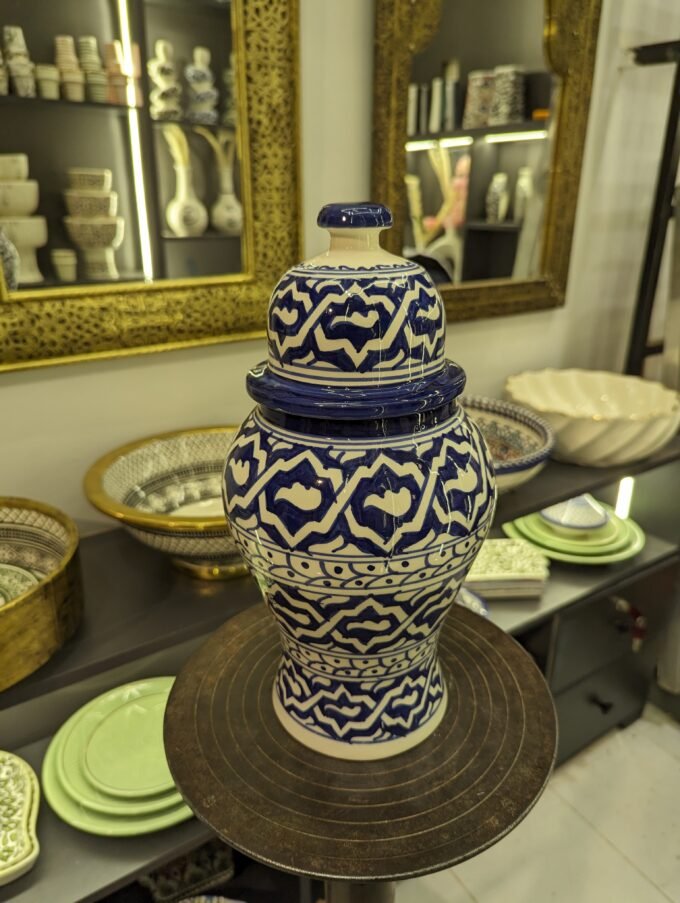 Luxury Hand-painted Moroccan Traditional Jar