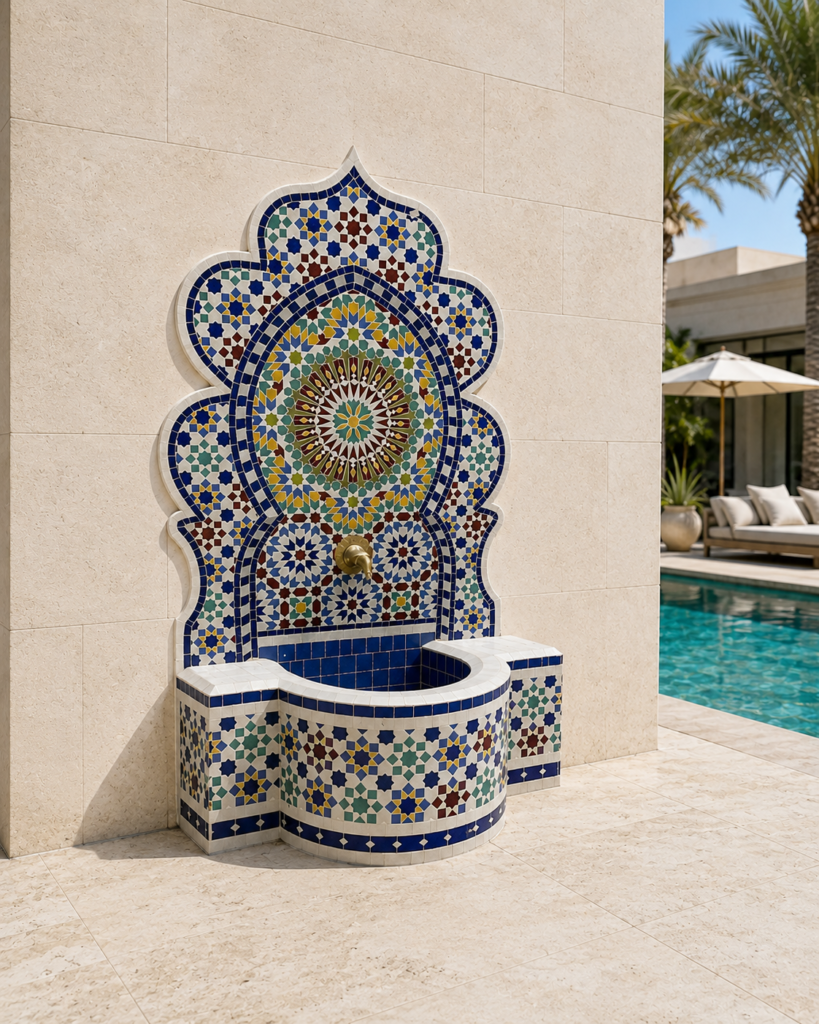 Zellige Fountain MF0046