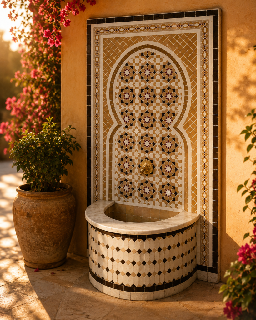 Zellige Fountain MF0033