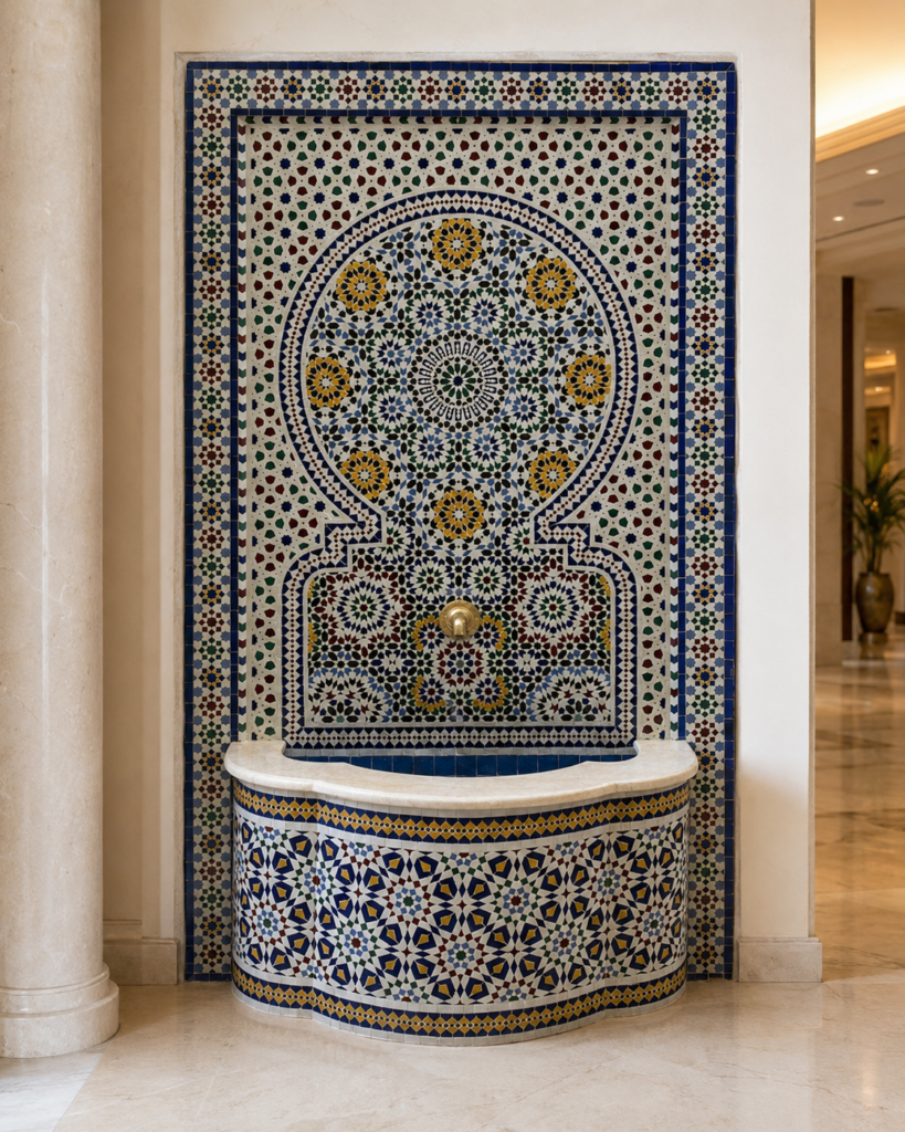 Zellige Fountain MF0037