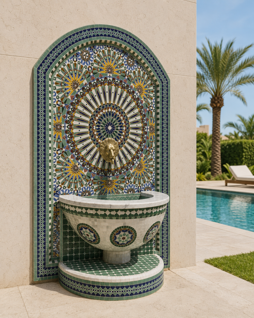 Zellige Fountain MF0039